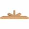 Ekena Millwork Saratoga Smooth Timber Gable Bracket, Western Red Cedar, 72"W x 27"H x 5 1/2"D x 5 1/2"F, 9/12 Pitch GBW072X27X0606SAR00SWR - alternate 3